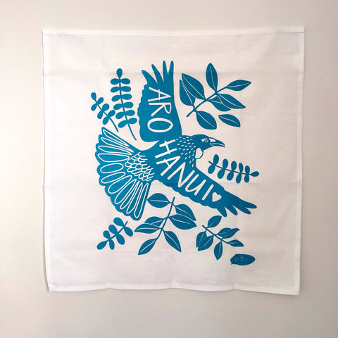 Aroha nui Tui Napkins - Set of 4