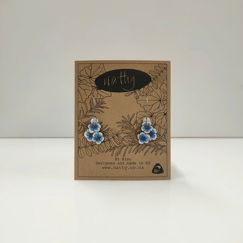 Chatham Island Forget-me-Not earrings