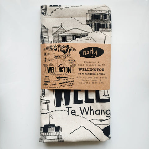 Wellington / Te Whanganui-a-Tara tea towel