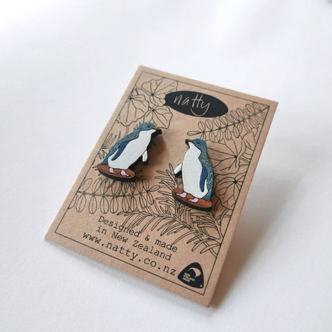 Korora Little Penguin earrings