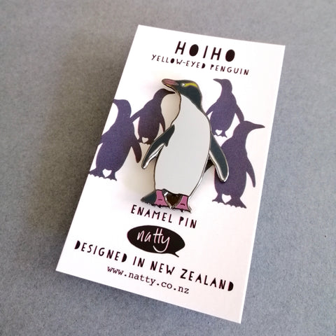 Hoiho Yellow -Eyed Penguin Enamel Pin