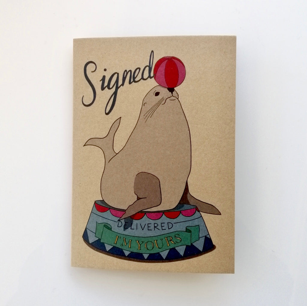 Gift card - Signed, Sealed, Delivered i’m Yours