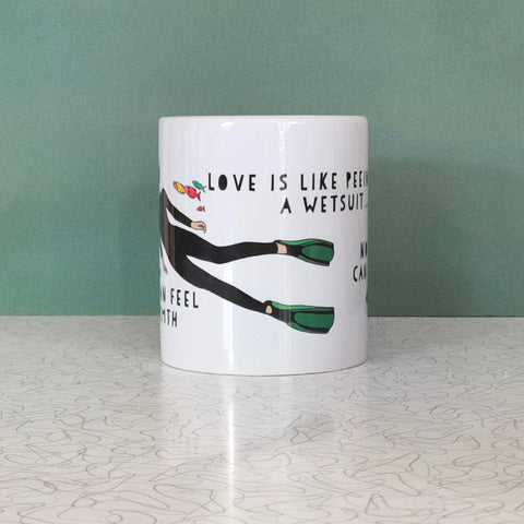 Wetsuit Love Ceramic Mug