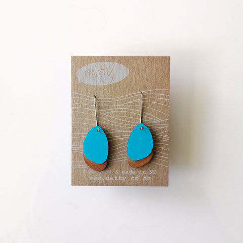 Pebble  Rimu/Colour earrings