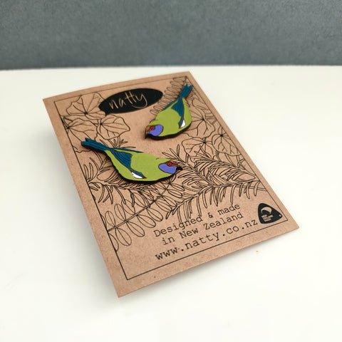 Korimako/NZ Bellbird earrings