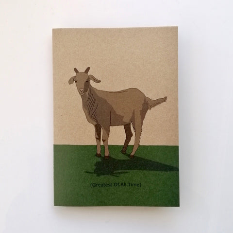 Greeting card - G.O.A.T (Greatest Of All Time)