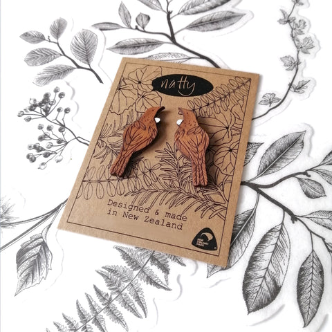 Tui Rimu earrings