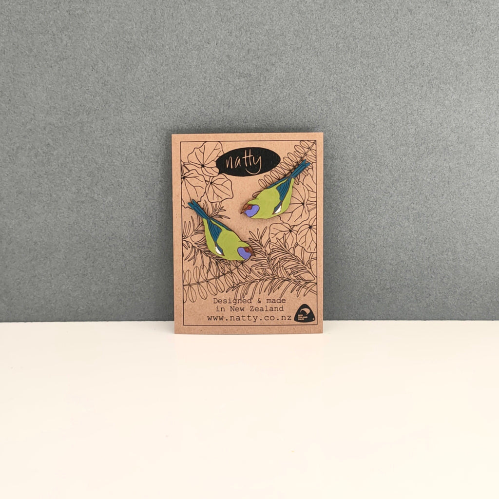 Korimako/NZ Bellbird earrings
