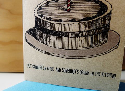 Gift card  - Happy Birthday Cake