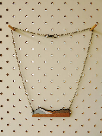 Aoraki Mt Cook Rimu Necklace
