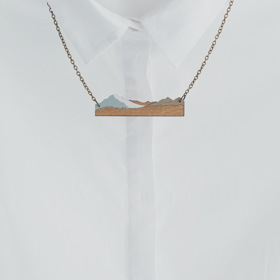 Aoraki Mt Cook Rimu Necklace
