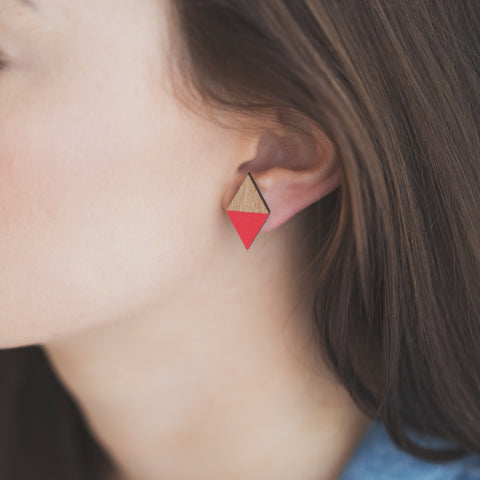 Diamond Rimu earrings