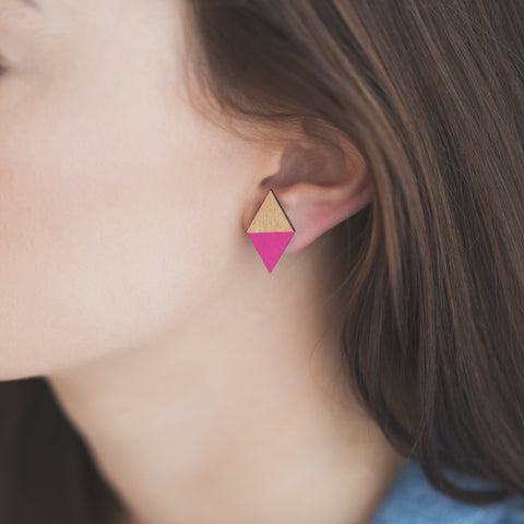 Diamond Rimu earrings