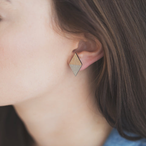 Diamond Rimu earrings