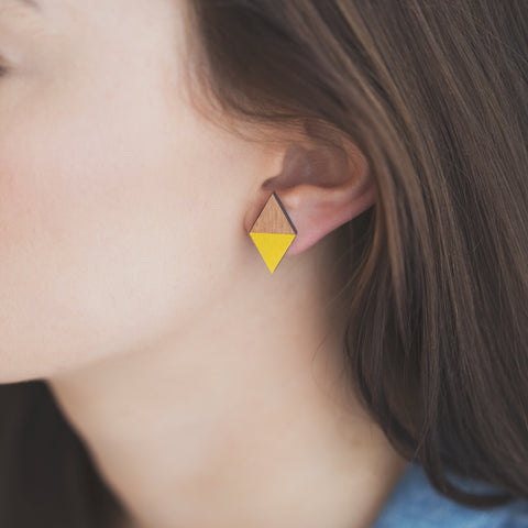 Diamond Rimu earrings