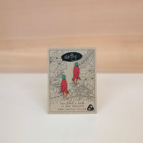 Kakabeak flower Rimu earrings
