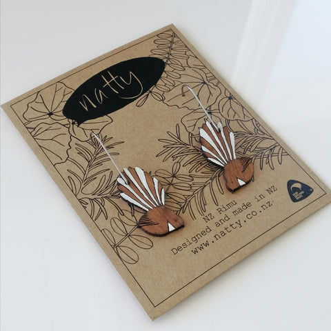 Hanging Fantail earrings