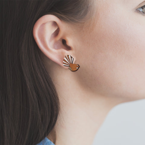 Fantail Rimu earrings