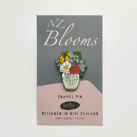NZ Blooms Enamel Pin