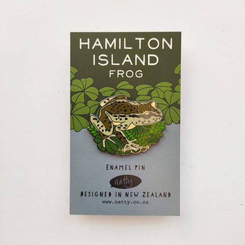 Hamilton Island Frog Enamel Pin