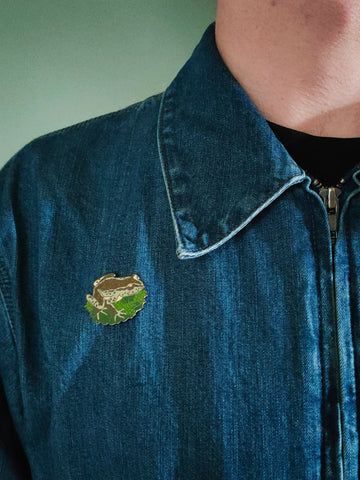 Hamilton Island Frog Enamel Pin