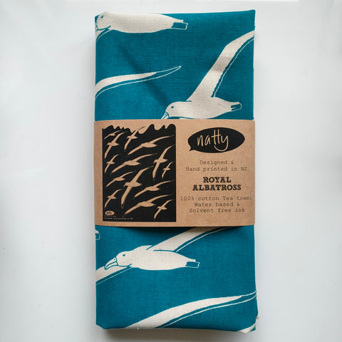 Royal Albatross Toroa tea towel