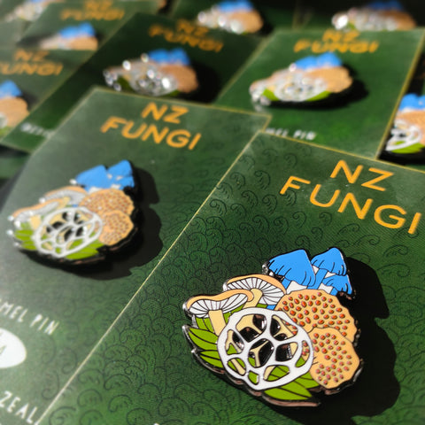NZ Fungi Enamel Pin