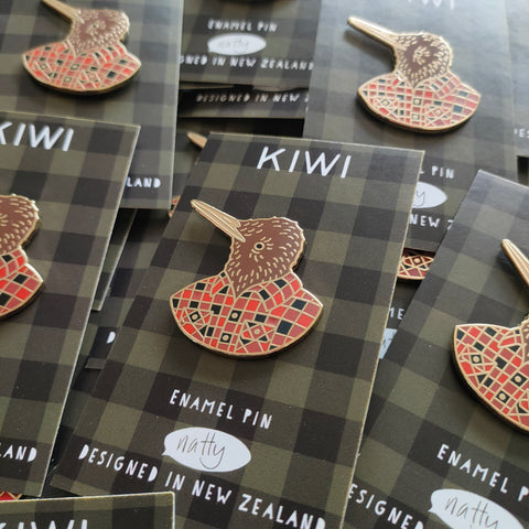 Kiwi Enamel Pin