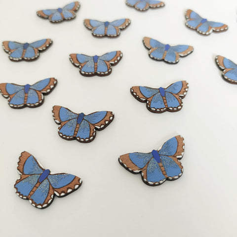 Common Blue Butterfly earrings