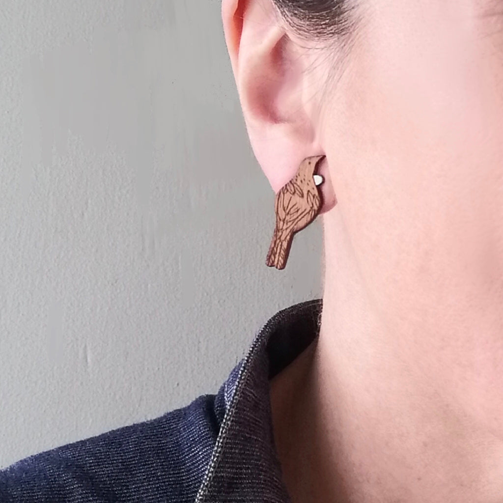 Tui Rimu earrings