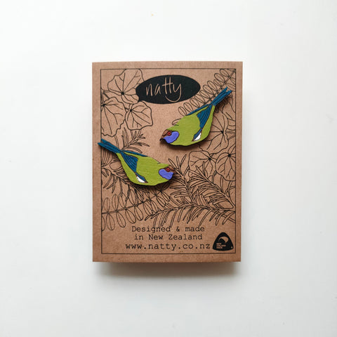 Korimako/NZ Bellbird earrings