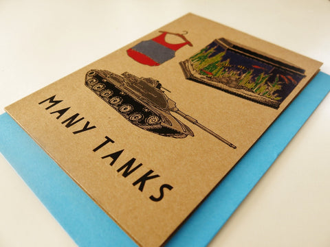 Gift card - Many Tanks Thank you