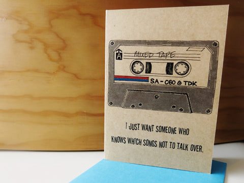 Gift card - Cassette Tape Love