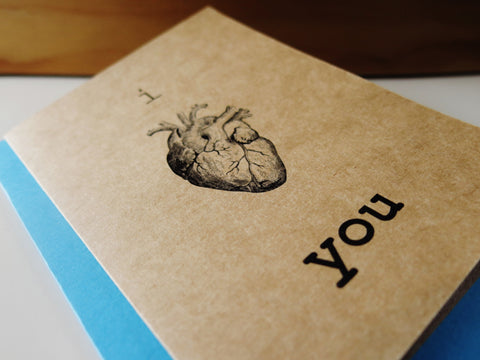Gift card - i  heart you