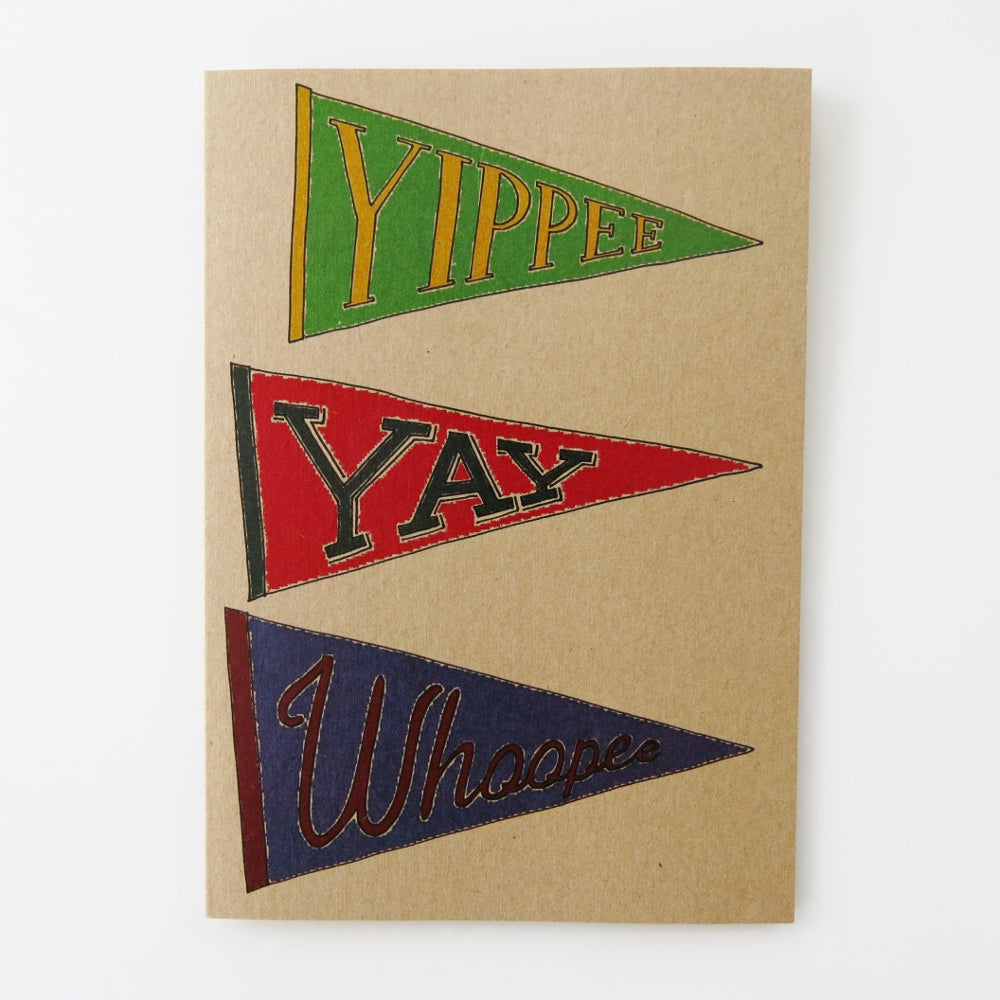 Gift card - Yipee, Yay, Woopee Flags