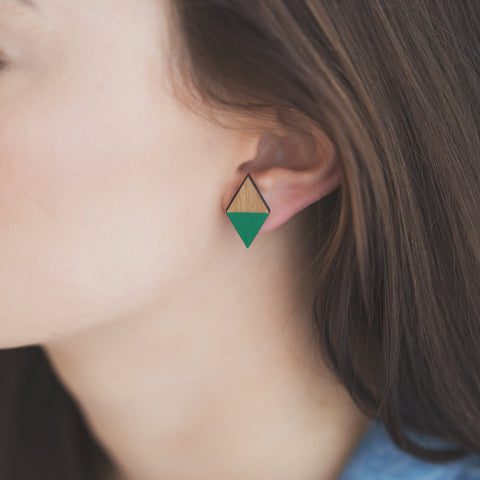 Diamond Rimu earrings