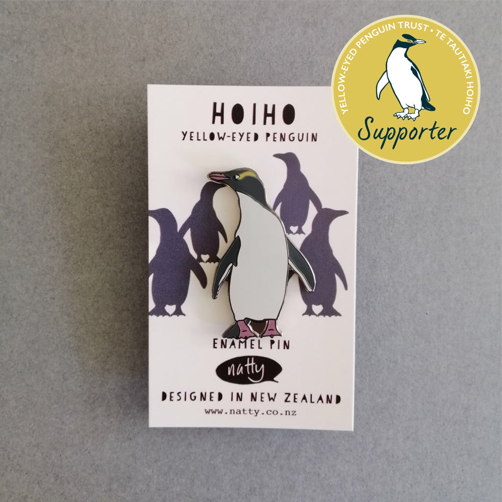 Hoiho Yellow -Eyed Penguin Enamel Pin